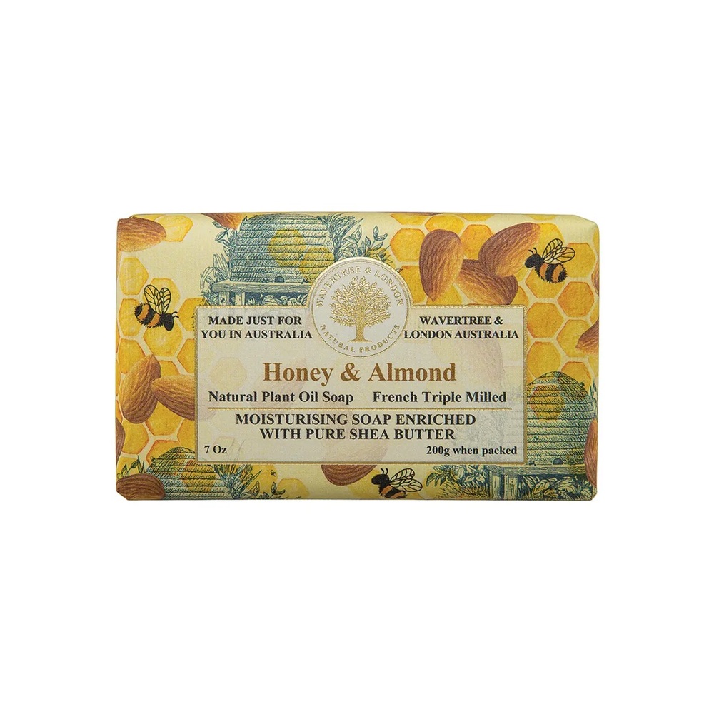 Wavertree & London Honey & Almond Luxury Hand & Body Soap Bars Set of 8